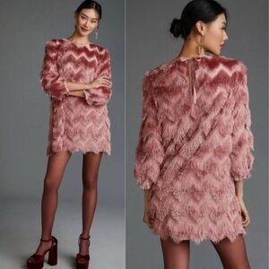 EUC HUTCH FRINGE MINI DRESS